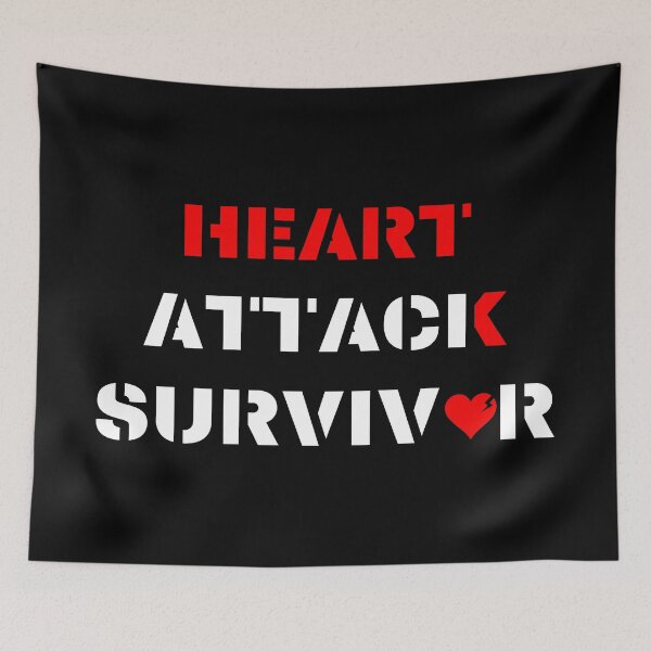Item preview, Heart attack survivor motivational design designed and sold by DigitalMagShop.