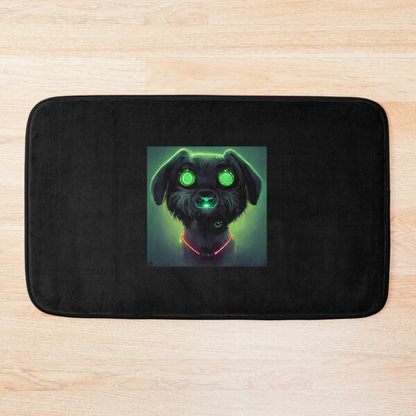 Item preview, Small cute dog with green eyes painting designed and sold by ARTeez⭐️⭐️⭐️⭐️⭐️.