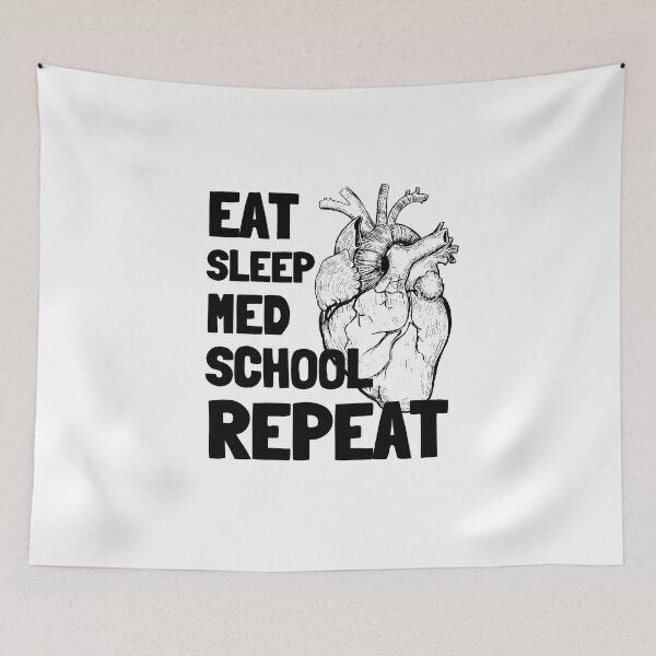 Item preview, Eat Sleep Med School Repeat Funny med school  designed and sold by 5thseason-shop.