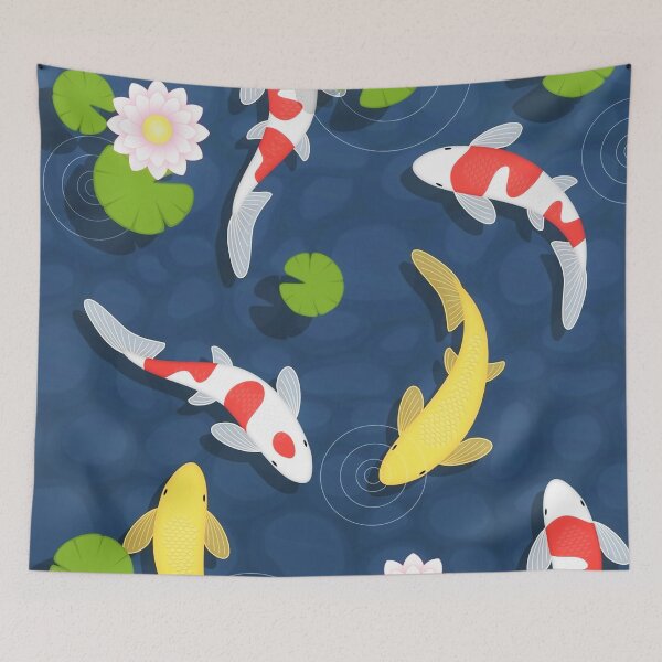 Item preview, Japanese Koi Fish in Nature designed and sold by RevaKuoy.