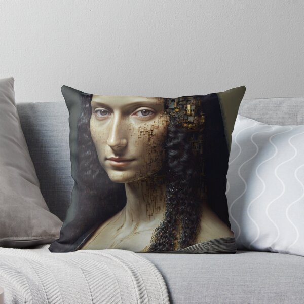 Item preview, Bionic android version of Mona Lisa designed and sold by RK - Shop.