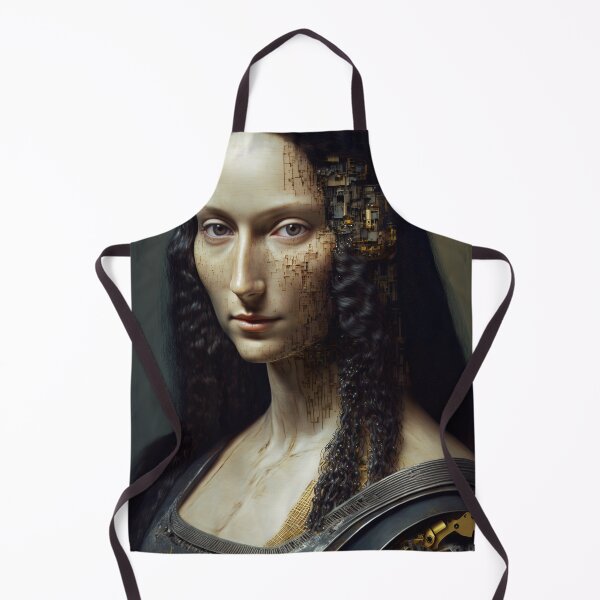 Item preview, Bionic android version of Mona Lisa designed and sold by RK - Shop.