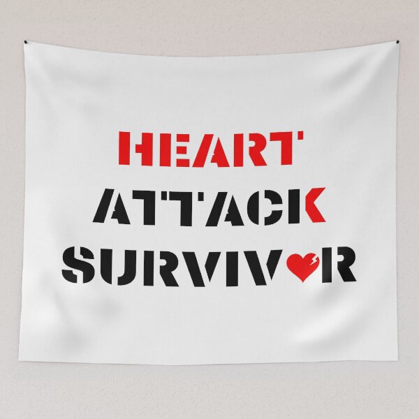 Item preview,  Heart attack survivor motivational design designed and sold by DigitalMagShop.