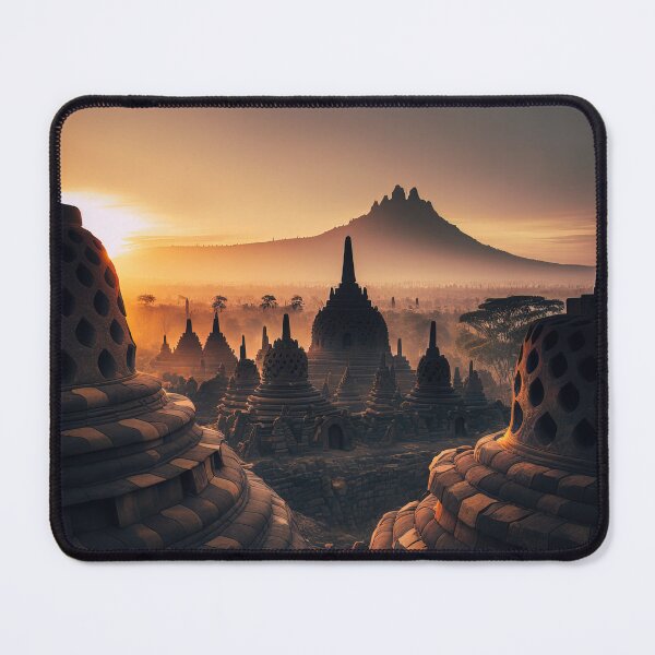 Item preview, Borobudur temple sunrise designed and sold by RK - Shop.