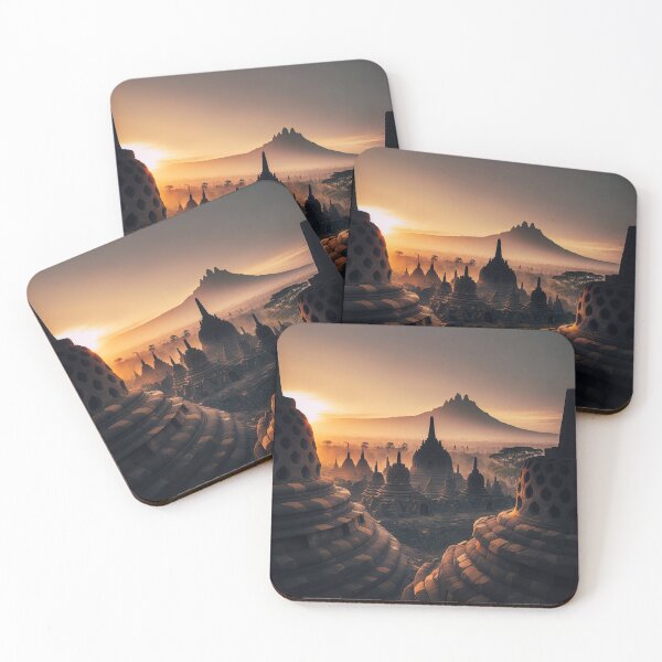 Item preview, Borobudur temple sunrise designed and sold by RK - Shop.