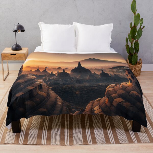 Item preview, Borobudur temple sunrise designed and sold by RK - Shop.