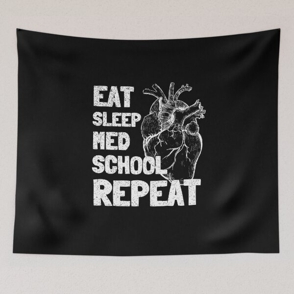 Item preview, Eat Sleep Med School Repeat Funny med school  designed and sold by 5thseason-shop.