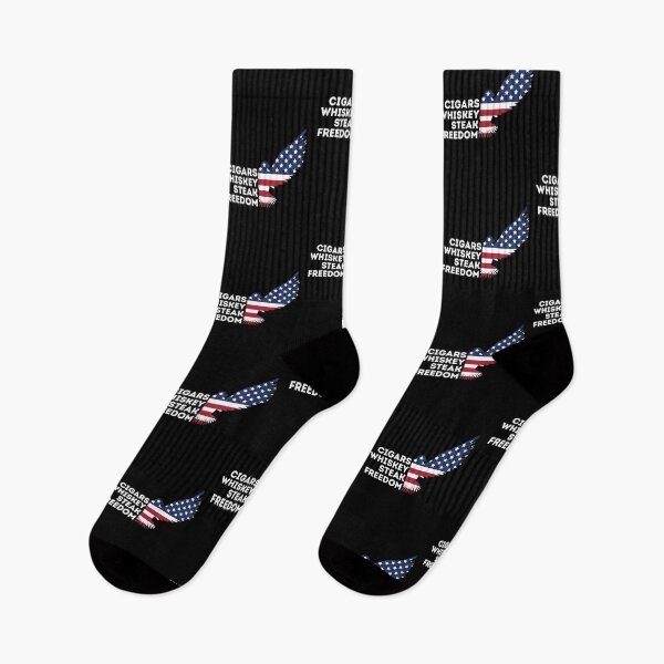 Item preview, Cigars Whiskey Steak Freedom, Patriotic Flag Shirt designed and sold by DesignsbyPhilee.