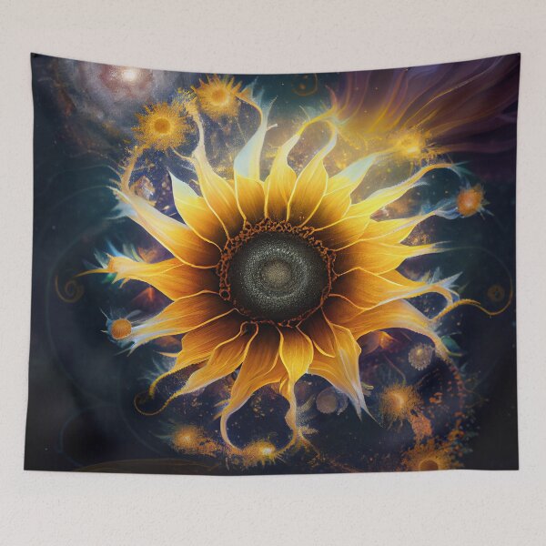 Item preview, Cosmic Sunflower designed and sold by CEVmemories.