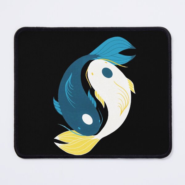 Item preview, Blue and White Koi Fish designed and sold by RhondaBrunoi.
