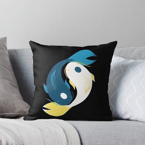 Item preview, Blue and White Koi Fish designed and sold by RhondaBrunoi.