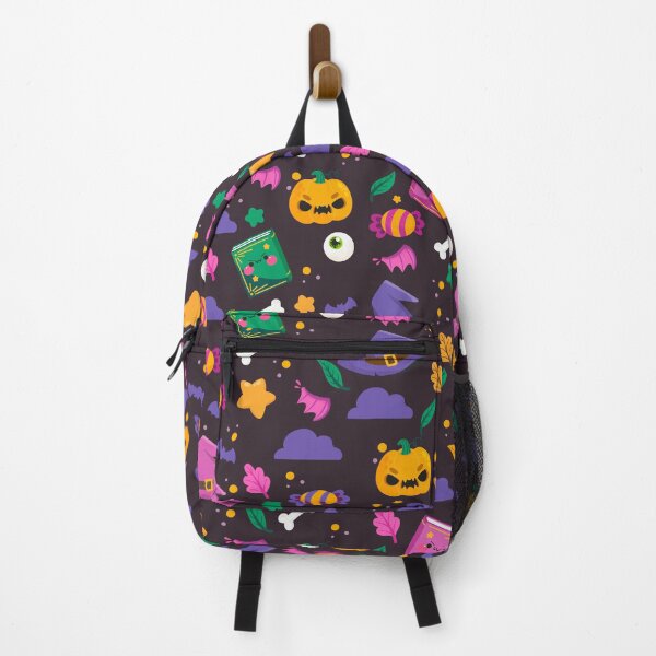 Item preview, Happy Halloween cool pattern with skulls, pumpkins and candies designed and sold by SOKOLIK-OK.