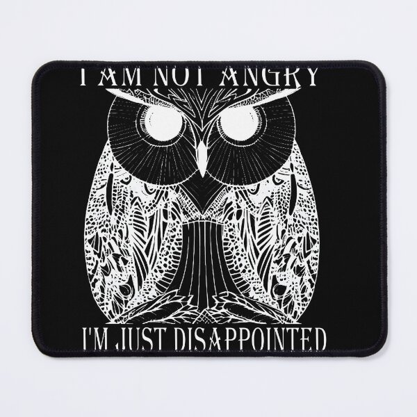 Item preview, Not angry Owl designed and sold by CottagePop.