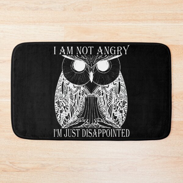 Item preview, Not angry Owl designed and sold by CottagePop.