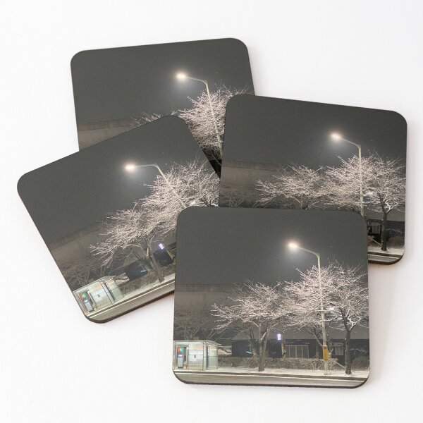 Item preview, Bus-stop under SnowPearl-Tree designed and sold by ryjellhouse.