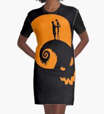 The Nightmare Before Christmas Graphic T-Shirt Dress