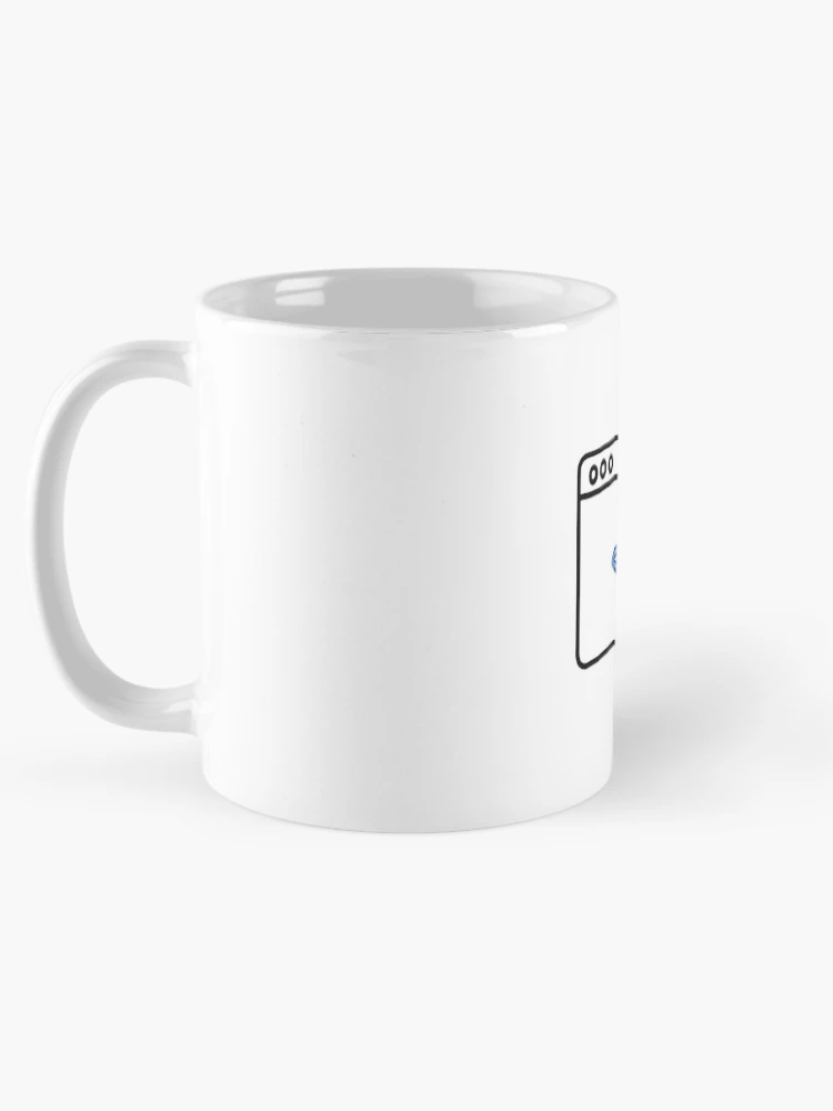 Aperçu 5 sur 6. Mug à café avec l'œuvre Programmation des manches créée et vendue par DevHackerPython.