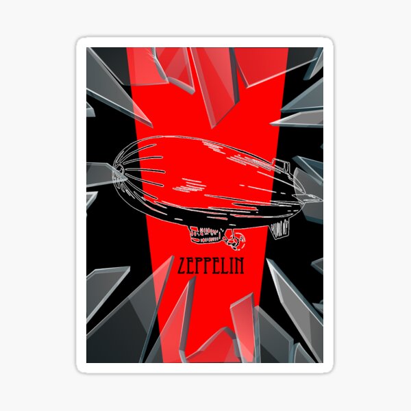 Affiche Zeppelin Sticker