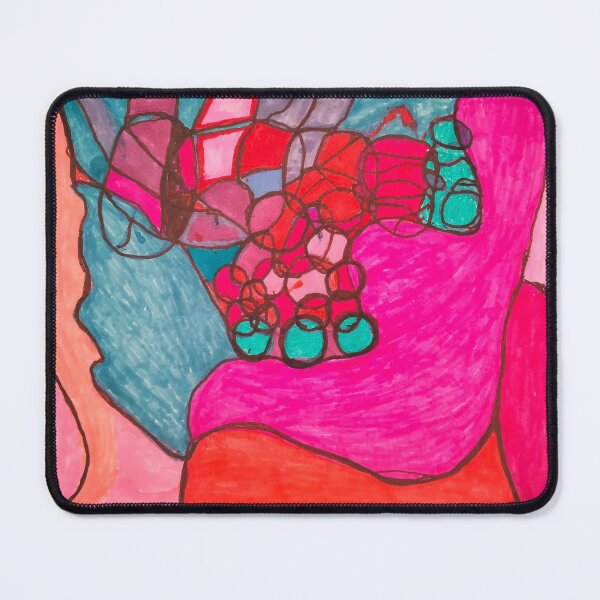 Item preview, Abstract Modern Multicoloured Pink Orange designed and sold by PodmenikArt.