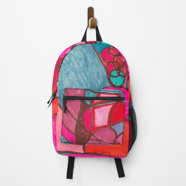 Item preview, Abstract Modern Multicoloured Pink Orange designed and sold by PodmenikArt.