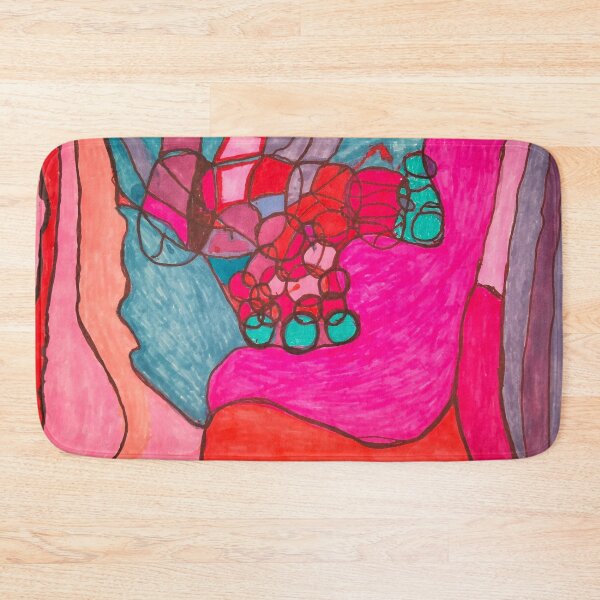 Item preview, Abstract Modern Multicoloured Pink Orange designed and sold by PodmenikArt.