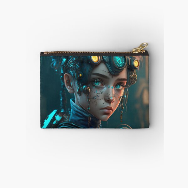 Item preview, Badass Cyberpunk Girl portrait designed and sold by Dannypryce.