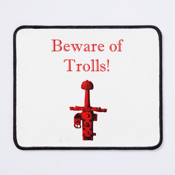 Item preview, Beware of Trolls  designed and sold by CrankyOldDude.