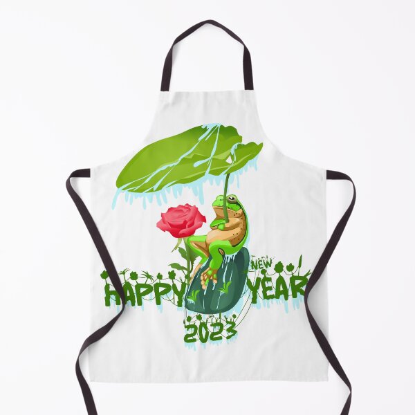 Item preview, happy new year 2023 frog illustration designed and sold by AmsaOza.
