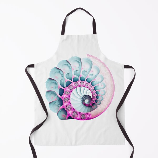 Item preview, Spiral Fibonacci Style Pink Fuchsia Purple designed and sold by RAGANADesign.