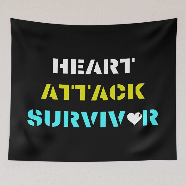 Item preview, Heart attack survivor motivational design designed and sold by DigitalMagShop.