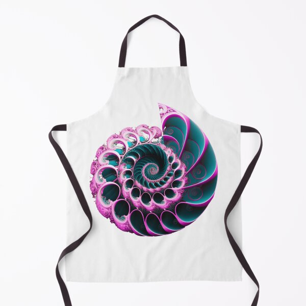 Item preview, Spiral Fibonacci Style Pink Fuchsia Purple designed and sold by RAGANADesign.