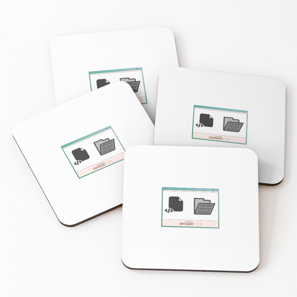 Item preview, Coasters (Set of 4) designed and sold by DevHackerPython.