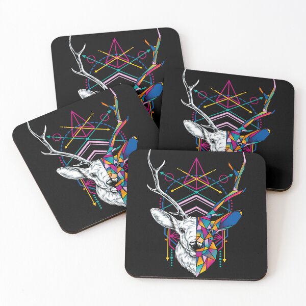 Item preview, Geometric Deer designed and sold by eggzoo.