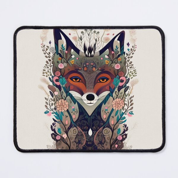 Item preview, Floral Forest Fox designed and sold by Mumzy2many.