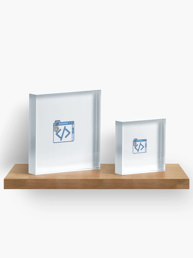 Thumbnail 3 of 5, Acrylic Block, Code Runing designed and sold by DevHackerPython.