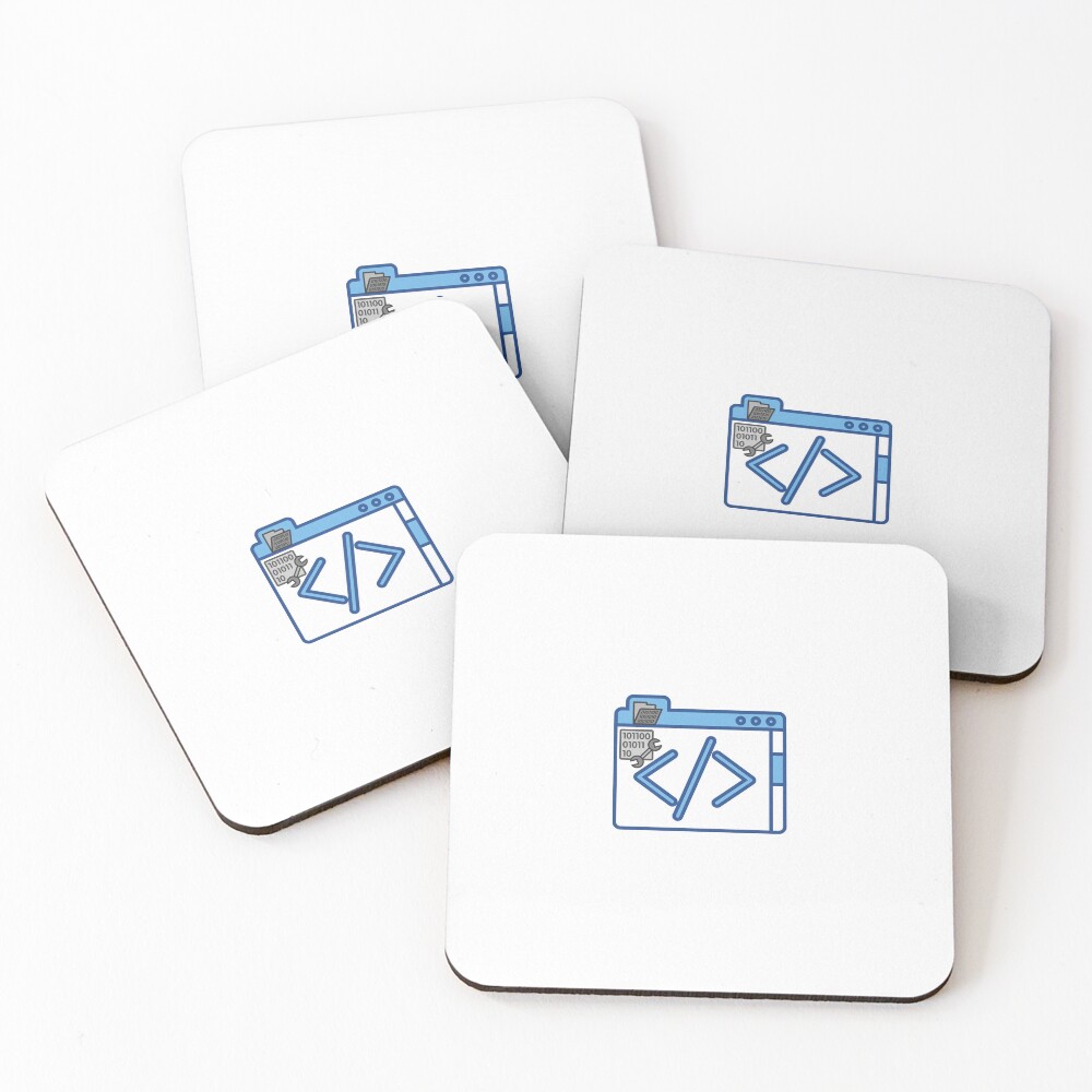 Item preview, Coasters (Set of 4) designed and sold by DevHackerPython.