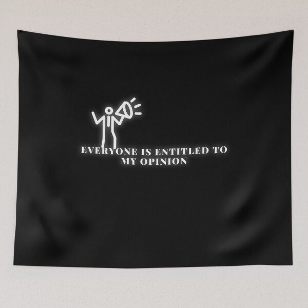 Item preview, Everyone has the right to their own opinion: A reminder to listen and respect others' viewpoints designed and sold by Rebekah Hartman.