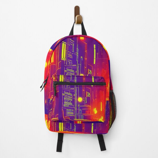 Item preview, neon city yellow red designed and sold by AbundanceMind.
