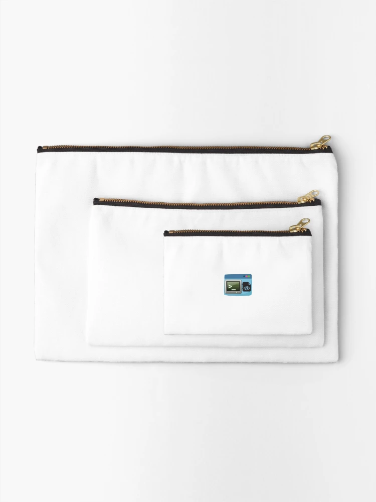 Thumbnail 2 of 4, Zipper Pouch, Consle Script Macintosh designed and sold by DevHackerPython.