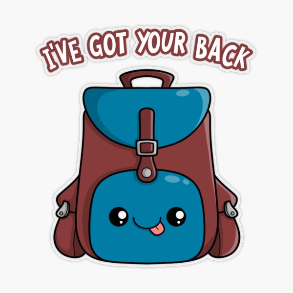 Kawaii Backpack Clipart