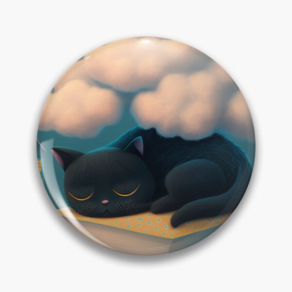 Item preview, Pastel Illustration of a Sleeping Cat designed and sold by RiderSpoon.