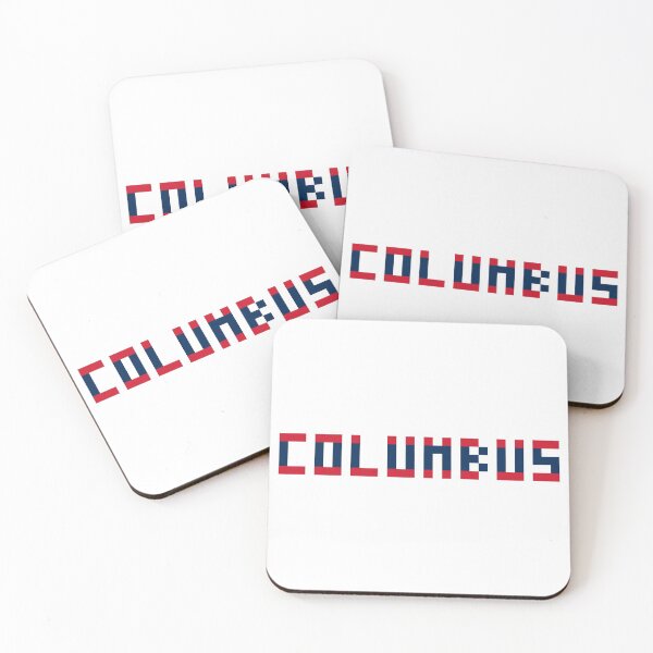 Item preview, Pixel NHL Columbus in Away Colors designed and sold by gkillerb.