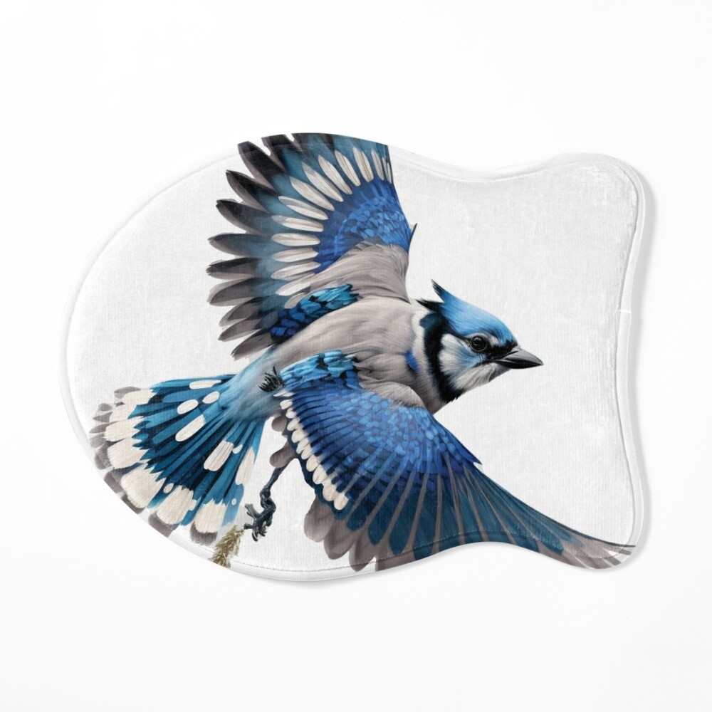 Blue Jay Doodle Tiny and Cute Pin for Sale by bassoongirl123