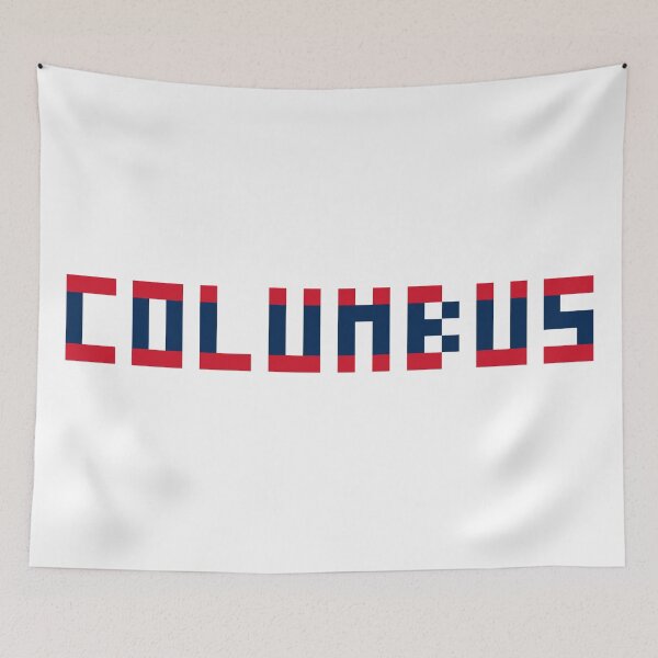 Item preview, Pixel NHL Columbus in Away Colors designed and sold by gkillerb.