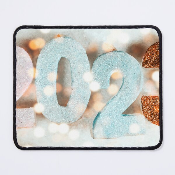 Item preview, Forming happy new year's 2023 with candle numbers, bokeh light. holiday concept designed and sold by sigoisette.