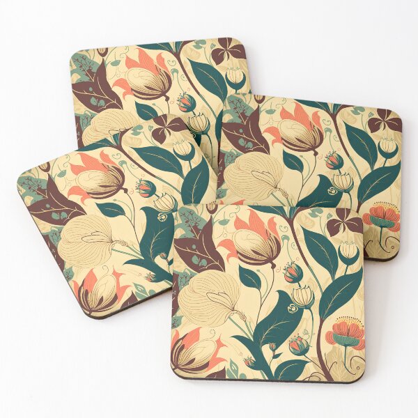 Item preview, Retro Floral Design designed and sold by Juliascutecornr.