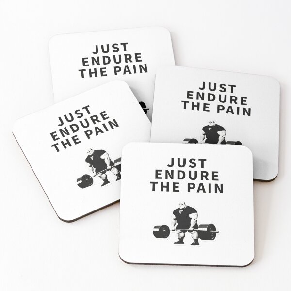 Item preview, Just Endure The Pain and The Suffering - Workout, Gym, Deadlift designed and sold by freshdesign2023.