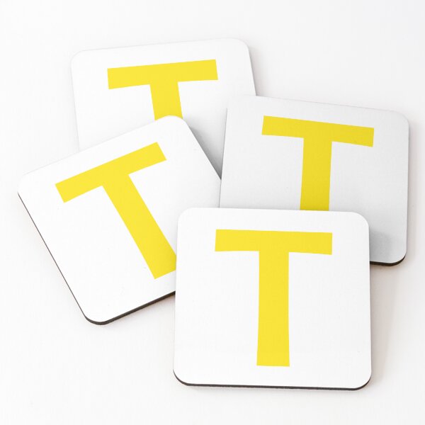 Item preview, Yellow color Letter T designed and sold by WECreations.