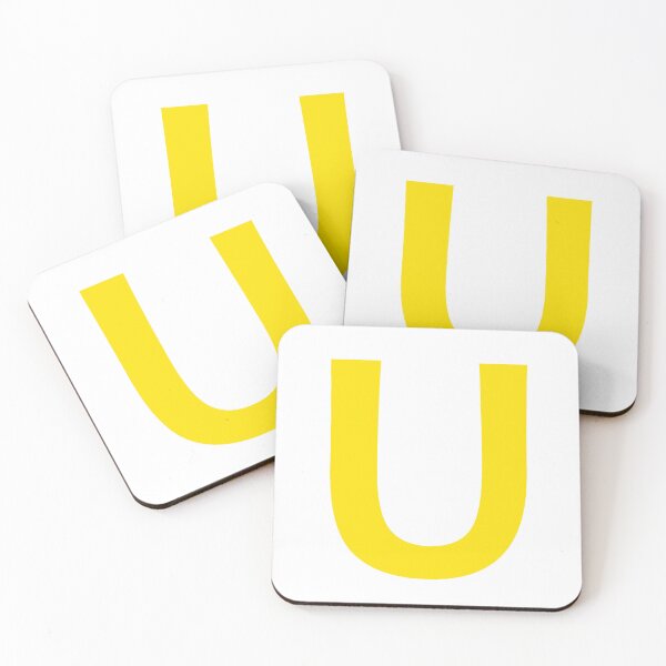 Item preview, Yellow color Letter U designed and sold by WECreations.