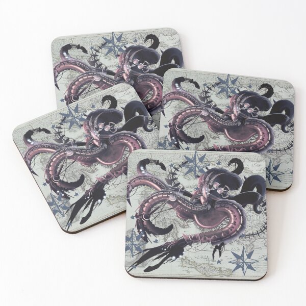 Item preview, Mechanical Octopus  designed and sold by Velvet Rebel Studios .